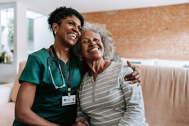 Nurse with patient — compassionate care